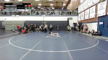 66 lbs 5th Place Match - Urijah Tamayo, Fighting Squirrels Wrestling Club vs Jude Forsythe, All In Wrestling Academy