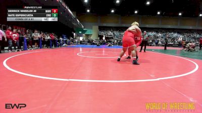 285 lbs Consi Of 8 #1 - Derrick Wheeler Jr, Mt Adams Wrestling Club vs Nate Espericueta, Elite Force Wrestling Club