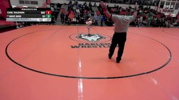 106 lbs Cons. Round 2 - Mike Bird, Elmhusrt (IC CATHOLIC) vs Cael Saldana, HUNTLEY