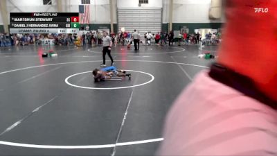 55 lbs Champ. Round 2 - Daniel J Hernandez Avina, Gibbon vs Mar?Shun Stewart, Sherman Challengers