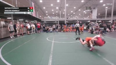 92 lbs Quarterfinals (8 Team) - Shelton Donnelly, Ohio Gold vs Nathan Pfursich, Wayne Danger