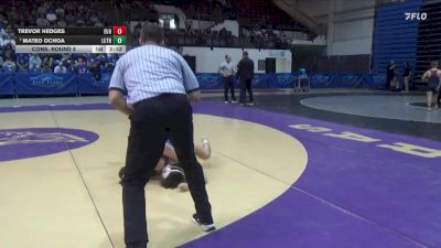 141 lbs Cons. Round 4 - Mateo Ochoa, Luther vs Trevor Hedges, Eureka
