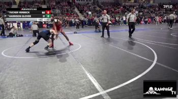 132 lbs 1st Place Match - Tucker Verbeck, Maize vs Harrison Glover, Kansas YG