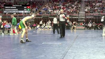 1A-132 lbs Quarterfinal - Brock Morris, Cascade vs Easton Sonberg, Osage