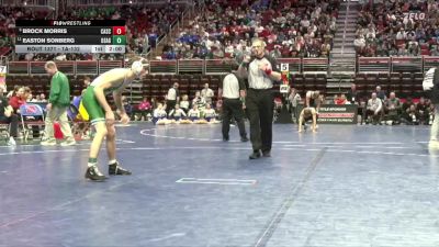 1A-132 lbs Quarterfinal - Brock Morris, Cascade vs Easton Sonberg, Osage