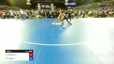 132 lbs Rnd Of 128 - Rowdy Neighbor, IA vs Matthew Clifton, CO