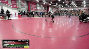 115 lbs Champ. Round 1 - Jacqueline Viila, Capo Valley vs Audrina Ortiz, Upland