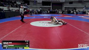 7A 132 lbs Quarterfinal - Cleo Clemons, Baker HS vs Gatlin Tate, Prattville