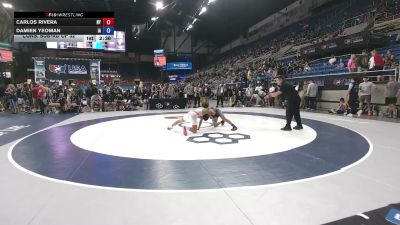 113 lbs Cons. Sub-rd Of 32 - Carlos Rivera, New York vs Damien Yeoman, Iowa