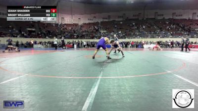 200 lbs Consi Of 8 #2 - Izaiah Shadden, Bristow vs Brody Williams, Piedmont