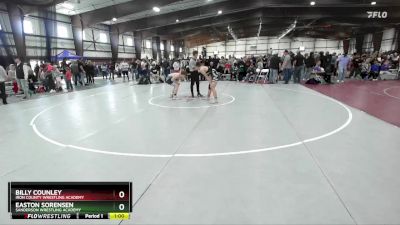 142 lbs Cons. Round 3 - Easton Sorensen, Sanderson Wrestling Academy vs Billy Counley, Iron County Wrestling Academy