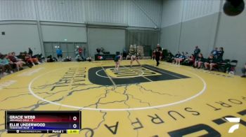 112 lbs Round 2 (6 Team) - Gracie Webb, Arkansas Gold vs Ellie Underwood, Tennessee Blue