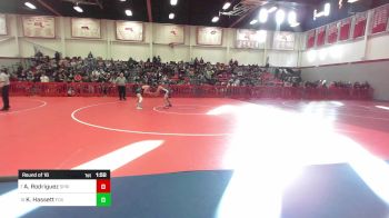 126 lbs Round Of 16 - Alexander Rodriguez, Springfield International Charter School vs Kolby Hassett, Foxborough