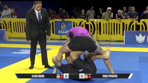 Vasili Pieratos vs Elijah Sacra 2025 Pan IBJJF Jiu-Jitsu No-Gi Championship