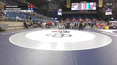 165 lbs 5th Place Match - Jesus Guzman, CA vs Deacon Dressler, IN