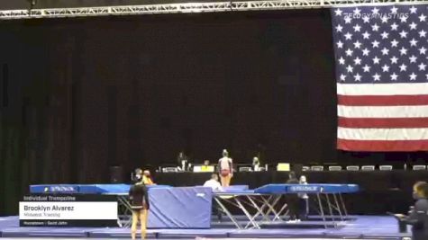 Brooklyn Alvarez - Individual Trampoline, Midwest Training - 2021 USA Gymnastics Championships