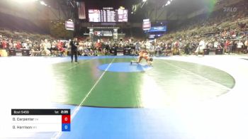 120 lbs Cons 64 #2 - Durben Carpenter, Georgia vs Devon Harrison, Missouri