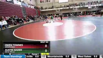 195 lbs Champ. Round 1 - Austin Bader, Ida B. Wells vs Owen Townes, Grants Pass