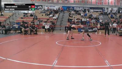 184 lbs Cons. Round 3 - Noah Gnibus, Pitt-Johnstown vs Riley Boos, Felician