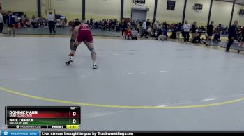 165 lbs Champ. Round 2 - Dominic Mann, Saint Cloud State vs Nick Deheck, UW-Eau Claire