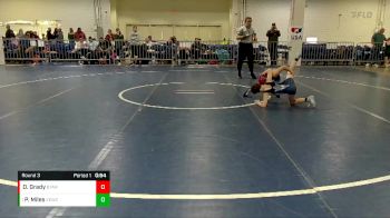 70 lbs Round 3 - Parker Miles, Virginia Elite Wrestling Club vs Dawson Grady, Believe To Achieve Wrestling Club