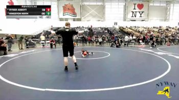 41 lbs 3rd Place Match - Kingston Keith, Olean Wrestling Club vs Ryder Abbott, Firehouse Brawlers Wrestling