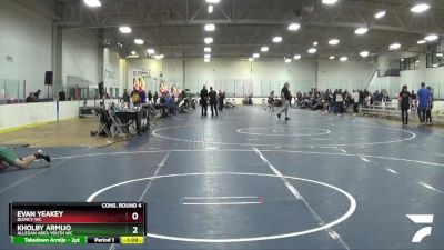 126 lbs Cons. Round 4 - Kholby Armijo, Allegan Area Youth WC vs Evan Yeakey, Quincy WC