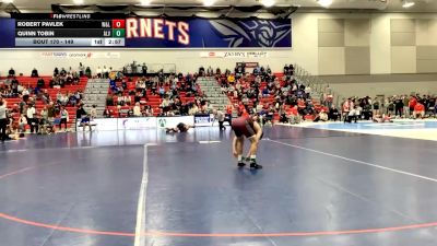 149 lbs Champ. Round 2 - Robert Pavlek, Washington & Lee vs Quinn Tobin, Alvernia University