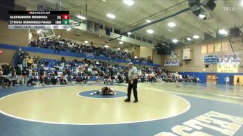 125lbs Cons. Round 6 - Alexsandra Mendoza, Zillah (Girls) vs Cynthia Hernandez-Fraga, Emerald Ridge (Girls)
