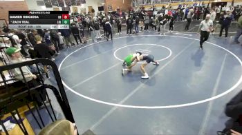 106 lbs Quarterfinal - Zach Teal, Lakeland High School vs Damien Hinojosa, Chiawana