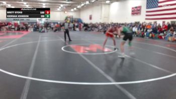152 lbs Cons. Round 2 - Brett Stoks, Canby vs Kiernan Johnson, Edina