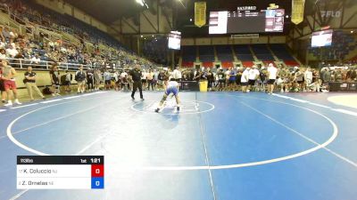 113 lbs Cons 8 #2 - Killian Coluccio, NJ vs Zaiyahn Ornelas, NE