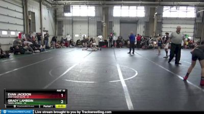 96 lbs Round 2 (8 Team) - Evan Jackson, East Coast Elite vs Grady Lambdin, Terps Xpress