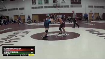 133 lbs Semifinal - Kaden Anderlik, Upper Iowa vs Justin Stauffacher, Augsburg