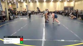 187 lbs Quarterfinal - Mason Savitz, Corry vs Michael Albert, Upper St. Clair