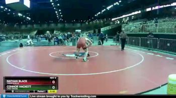 182 lbs Cons. Round 3 - Connor Hackett, Lake Gibson vs Nathan Black, Thompson HS