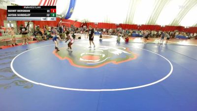 101-105 lbs Round 1 - Mawit Bergman, WCAABE Knights vs Jaydis Sordelet, Franklin Central Flashes