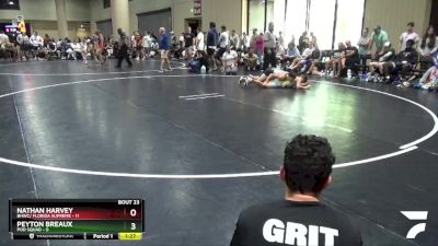 120 lbs Round 2 Champ & Wb (32 Team) - Nathan Harvey, BHWC/ Florida Supreme vs Peyton Breaux, Pod Squad