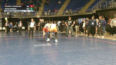 172 lbs 5th Place - Zachary Farabaugh, Wallingford Swarthmore vs Gavin Robbins, Northern Tioga
