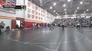 157 lbs Cons. Round 5 - Griffin Gardner, Olentangy Liberty vs Mavrik Gregory, Mount Vernon