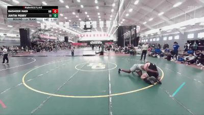 285 lbs Round 1 (4 Team) - Basheer Hadi, Marymount vs Justin Perry, Felician