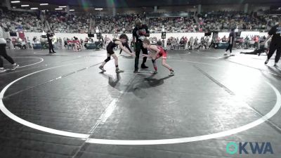 67 lbs Consi Of 16 #2 - Emersyn Carlton, Duncan Demon Wrestling vs Gunnar Humbyrd, Jay Wrestling Club