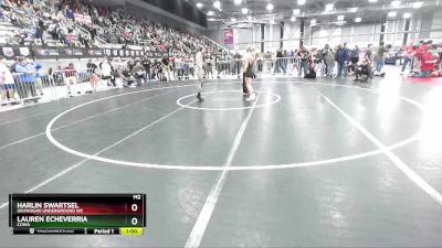 105 lbs Semifinal - Lauren Echeverria, COWA vs Harlin Swartsel, Okanogan Underground WC