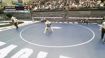 4A 138 lbs Quarterfinal - Kayson Leak, Sky View vs Josh Bingham, Ridgeline