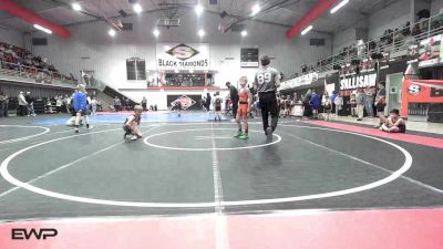 61-64 lbs Semifinal - Patrick Real, Sallisaw Takedown Club vs Tristan Price, Brushy Wrestling Club