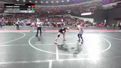 140 lbs Champ. Round 2 - Dominic Manno, RT Elite Wrestling vs Carter Coplien, Reedsburg Youth Wrestling Club