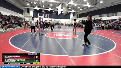 138 lbs Cons. Round 4 - ELIJAH ROBLEDO, Mayfair vs Emmanuel Martinez, Channel Islands