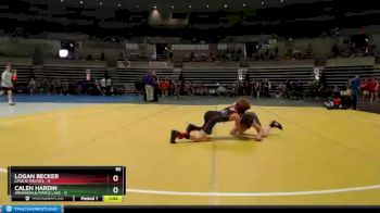 85 lbs Placement (4 Team) - Logan Becker, LPGE/B Wolves vs Calen Hardin, Annandale/Maple Lake