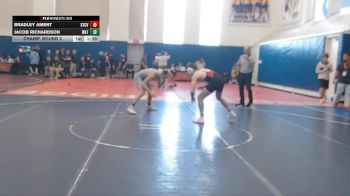 126 lbs Champ. Round 2 - Bradley Ament, St Christopher vs Jacob Richardson, Watchung Hills