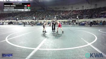 55 lbs Round Of 32 - Michael Mairel, Perry Wrestling Academy vs Kayden Bass, Grove Takedown Club